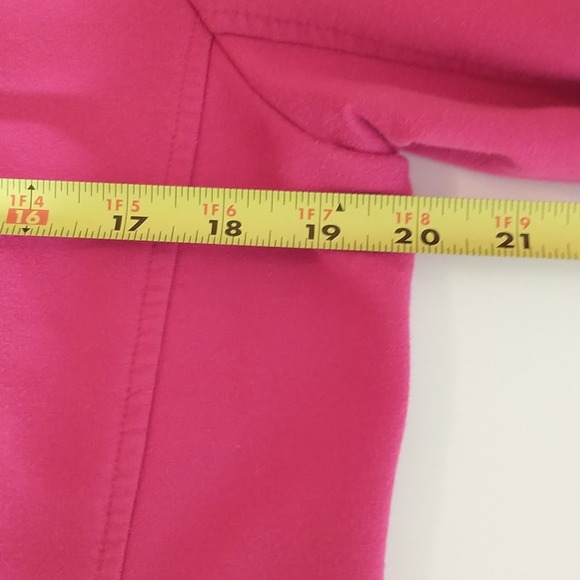 Lauren Ralph Lauren Athletic Jacket Wmn's Sz L Pink Full Zip Long Sleeve Pockets - Picture 6 of 10